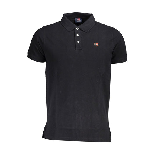 Norway 1963 Black Cotton Men Polo Shirt Norway 1963