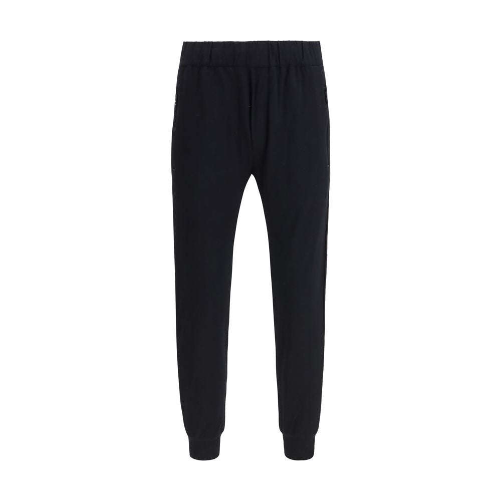 Prada Black Cotton Casual Pants Prada