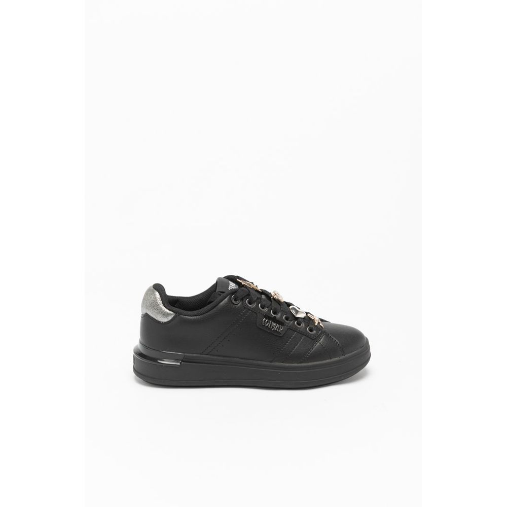 Colmar Black Polyethylene Low Top Sneakers - Eljoys Fashion 