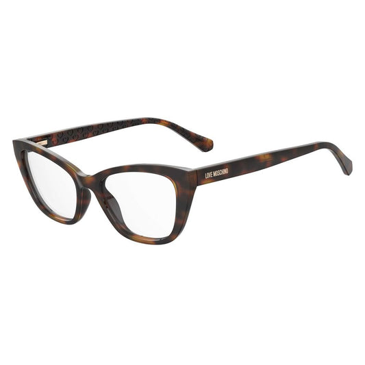Love Moschino Brown Cellulose Propionate Glasses Frames