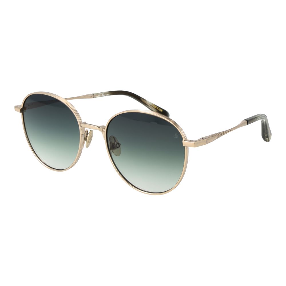 Scotch & Soda gold metal sunglasses with sleek frame and tinted lenses, stylish and fashionable eyewear for sunny days.