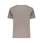 Desigual Grigio cotton women's T-shirt with a relaxed fit and casual style, featuring a simple crew neckline and short sleeves.