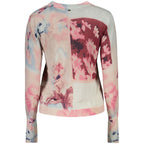 Desigual Rosa Viscosa women's maglia with long sleeves and a soft, lightweight fabric, featuring a vibrant pink color.