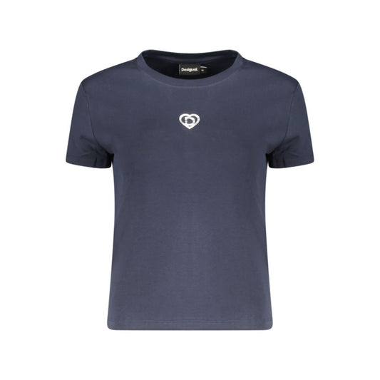 Desigual Blue Cotton Women's T-Shirt Desigual