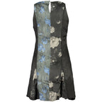 Desigual Nero viscose women's dress with a stylish, flowing design and vibrant pattern, perfect for casual or dressy occasions.