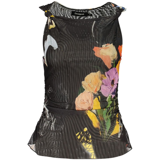 Desigual Black Polyester Women Tank Top Desigual