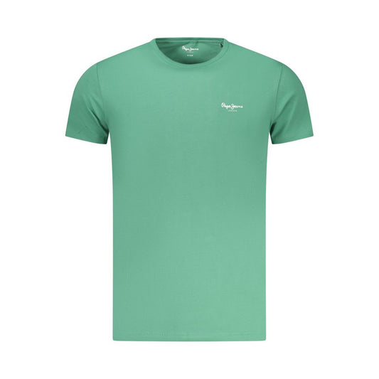 Pepe Jeans Verde Cotton Men's T-Shirt Pepe Jeans