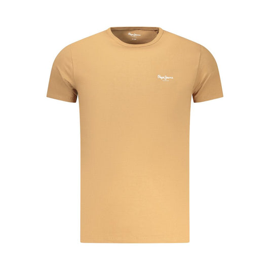 Pepe Jeans Marrone Cotton Men T-Shirt Pepe Jeans