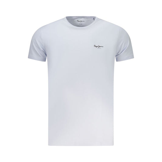 Pepe Jeans Azzurro Cotton Men T-Shirt Pepe Jeans