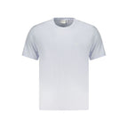 Pepe Jeans Azzurro men's cotton T-shirt in blue with round neckline and short sleeves, casual style for everyday wear.
