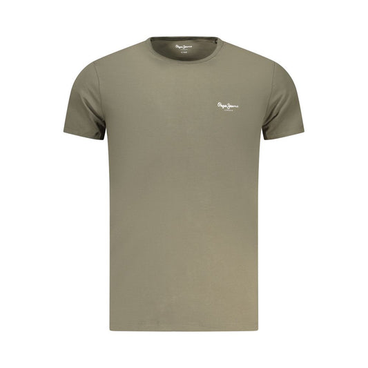 Pepe Jeans Verde Cotton Men's T-Shirt Pepe Jeans