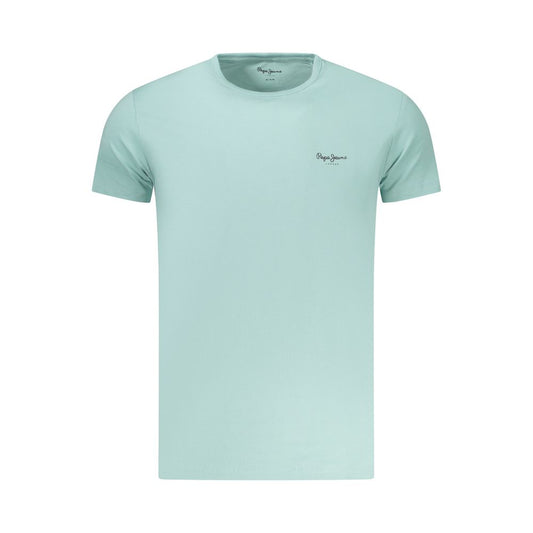 Pepe Jeans Azzurro Cotton Men T-Shirt Pepe Jeans