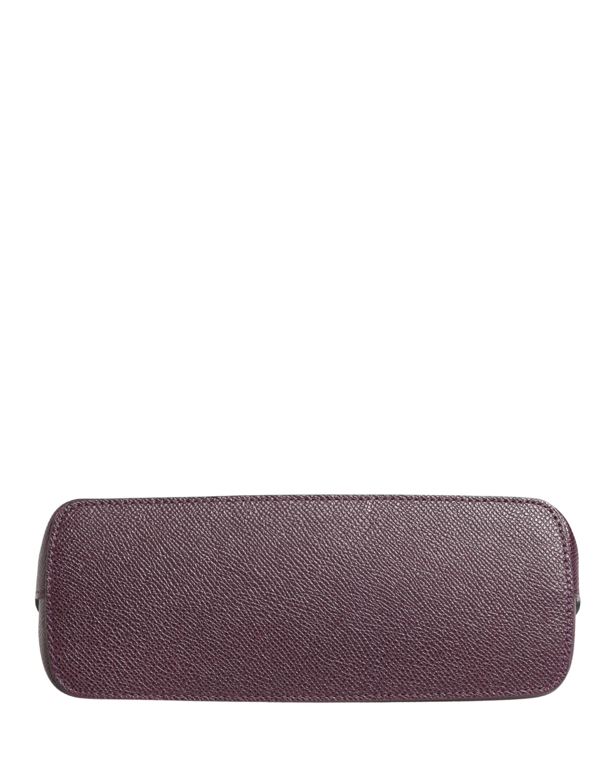 Dolce & Gabbana Dark Purple Leather DG Logo Zip Around Hand Purse Wallet - Eljoys Fashion 