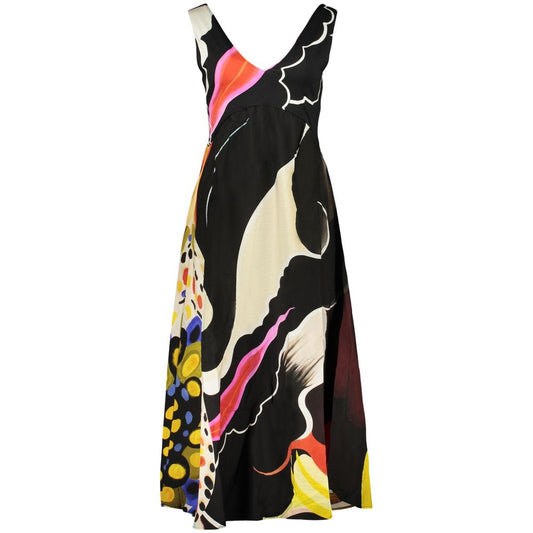 Desigual Black Viscose Women's Dress Desigual