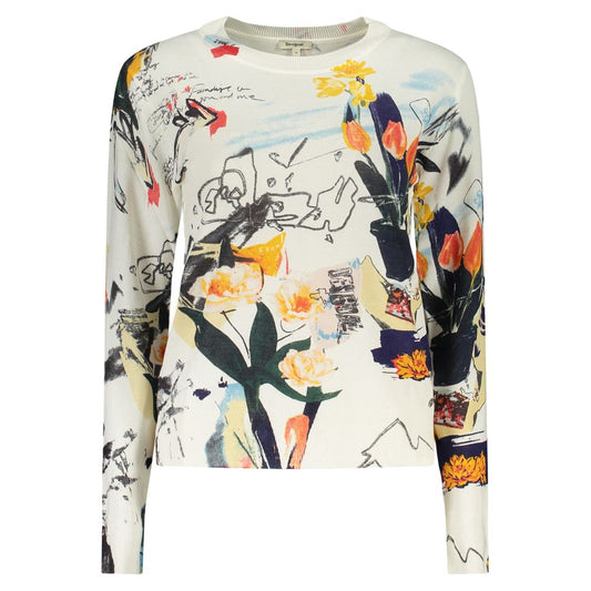 Desigual White Viscosa Women T-Shirt Desigual