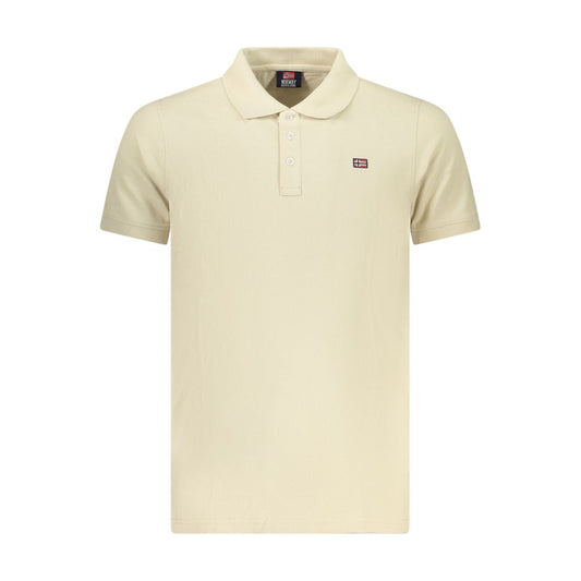 Norway 1963 Beige Cotton Men Polo Shirt Norway 1963