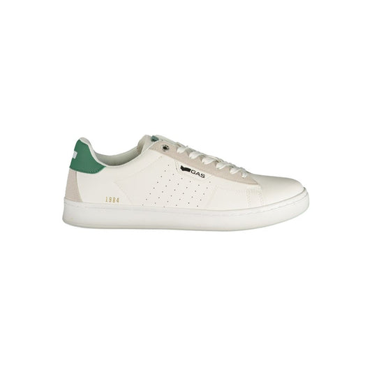 Gas White Polyurethane Men Sneaker Gas