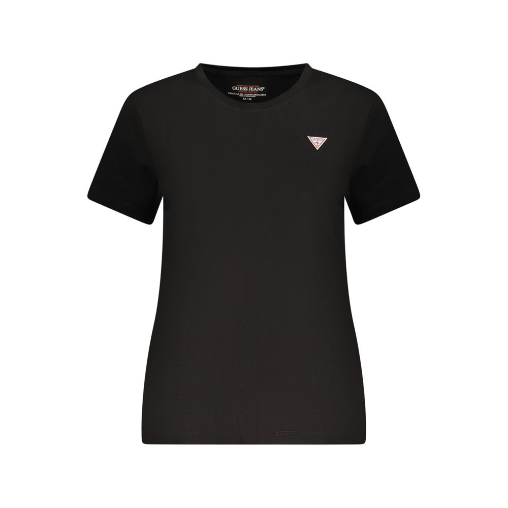 Guess Jeans Black Cotton Women T-Shirt Guess Jeans