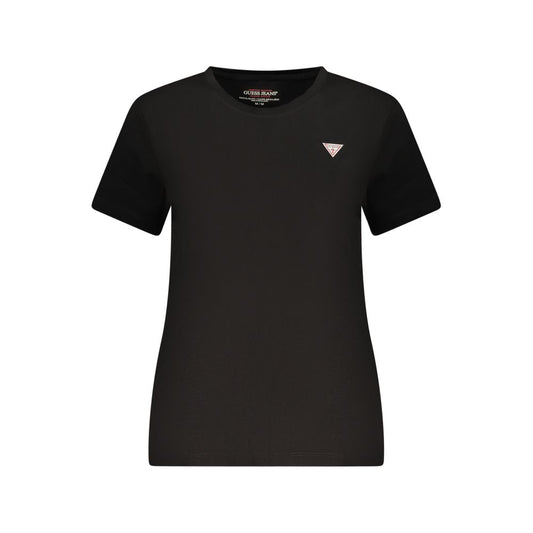 Guess Jeans Black Cotton Women T-Shirt Guess Jeans
