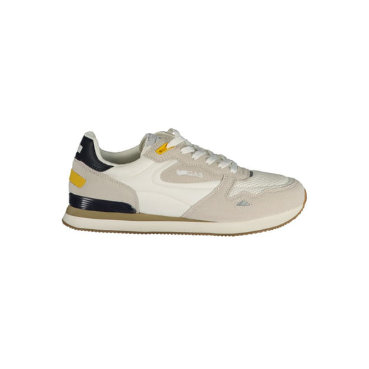 Gas White Polyester Men Sneaker Gas