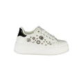 Laura Biagiotti White Polyurethane Women Sneaker Laura Biagiotti