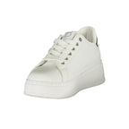 Laura Biagiotti White Polyurethane Women Sneaker Laura Biagiotti