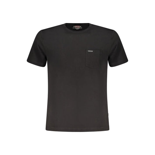 Guess Jeans Black Organic Cotton Men T-Shirt Guess Jeans