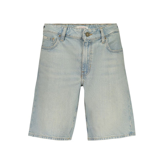 Guess Jeans Azzurro Cotton Men's Bermuda Shorts Guess Jeans