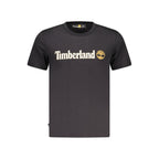 Timberland Black Cotton Men T-Shirt