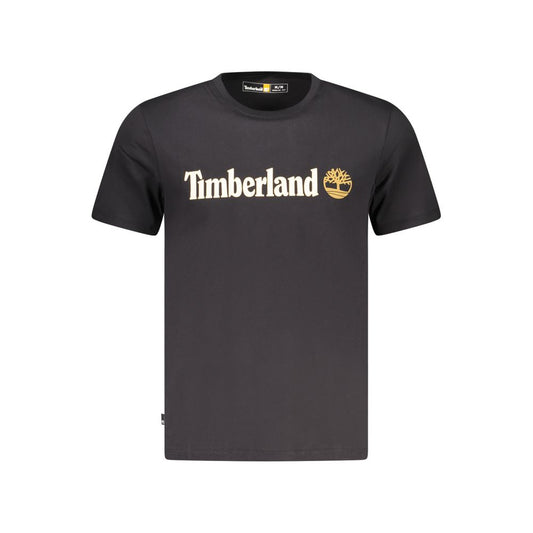 Timberland Black Cotton Men T-Shirt Timberland