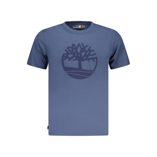 Timberland Blue Cotton Men T-Shirt Timberland