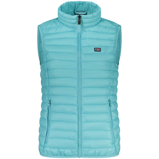 Norway 1963 Azzurro Poliammide Womens Gilet Norway 1963
