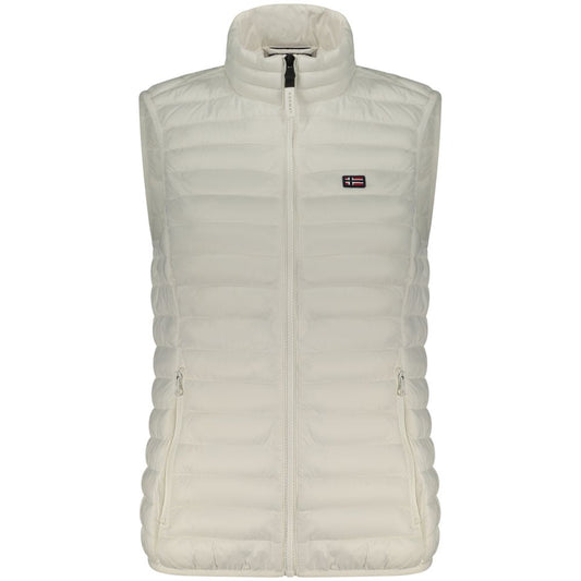 Norway 1963 Bianco Poliammide Women's Gilet Norway 1963