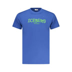 Iceberg Blue Cotton Men's T-Shirt - Eljoys Fashion 