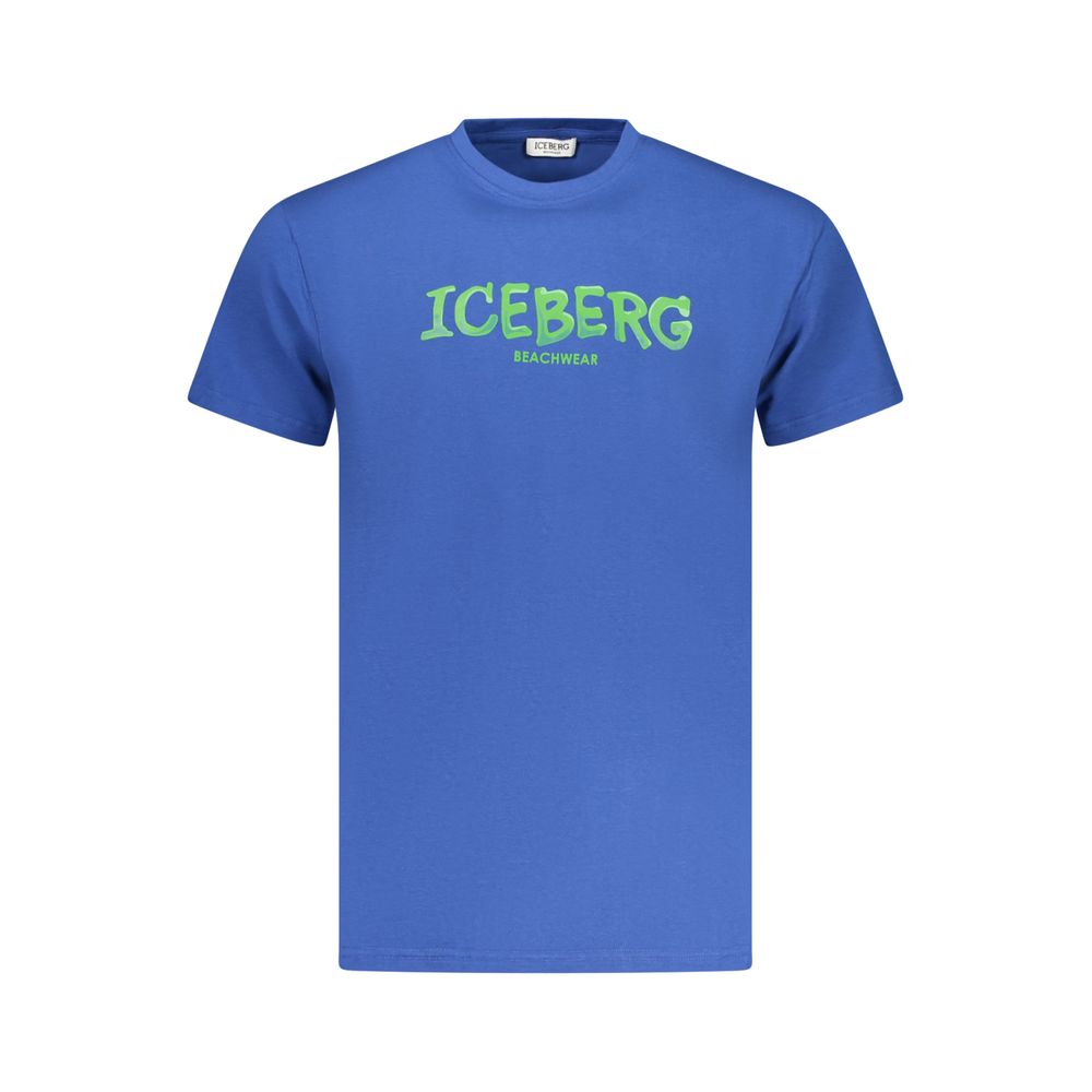 Iceberg Blue Cotton Men's T-Shirt Iceberg