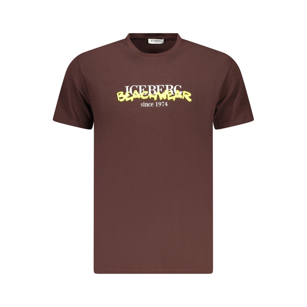 Iceberg Neon Cotton Men T-Shirt Iceberg