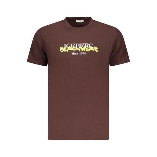 Iceberg Neon Cotton Men T-Shirt Iceberg