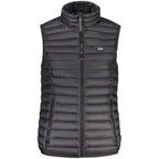 Black nylon women's vest from Norway 1963 Poliammide collection, featuring a sleek, fitted design and minimalist style.