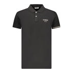 Iceberg Black Cotton Men Polo Shirt