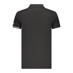 Iceberg Black Cotton Men Polo Shirt - Eljoys Fashion 