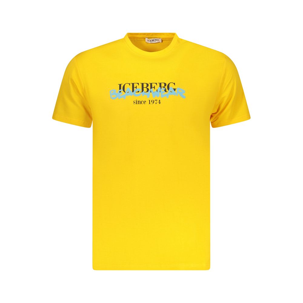 Iceberg Neon Cotton Men T-Shirt Iceberg