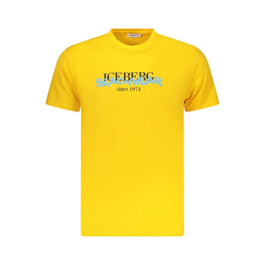 Iceberg Neon Cotton Men T-Shirt Iceberg