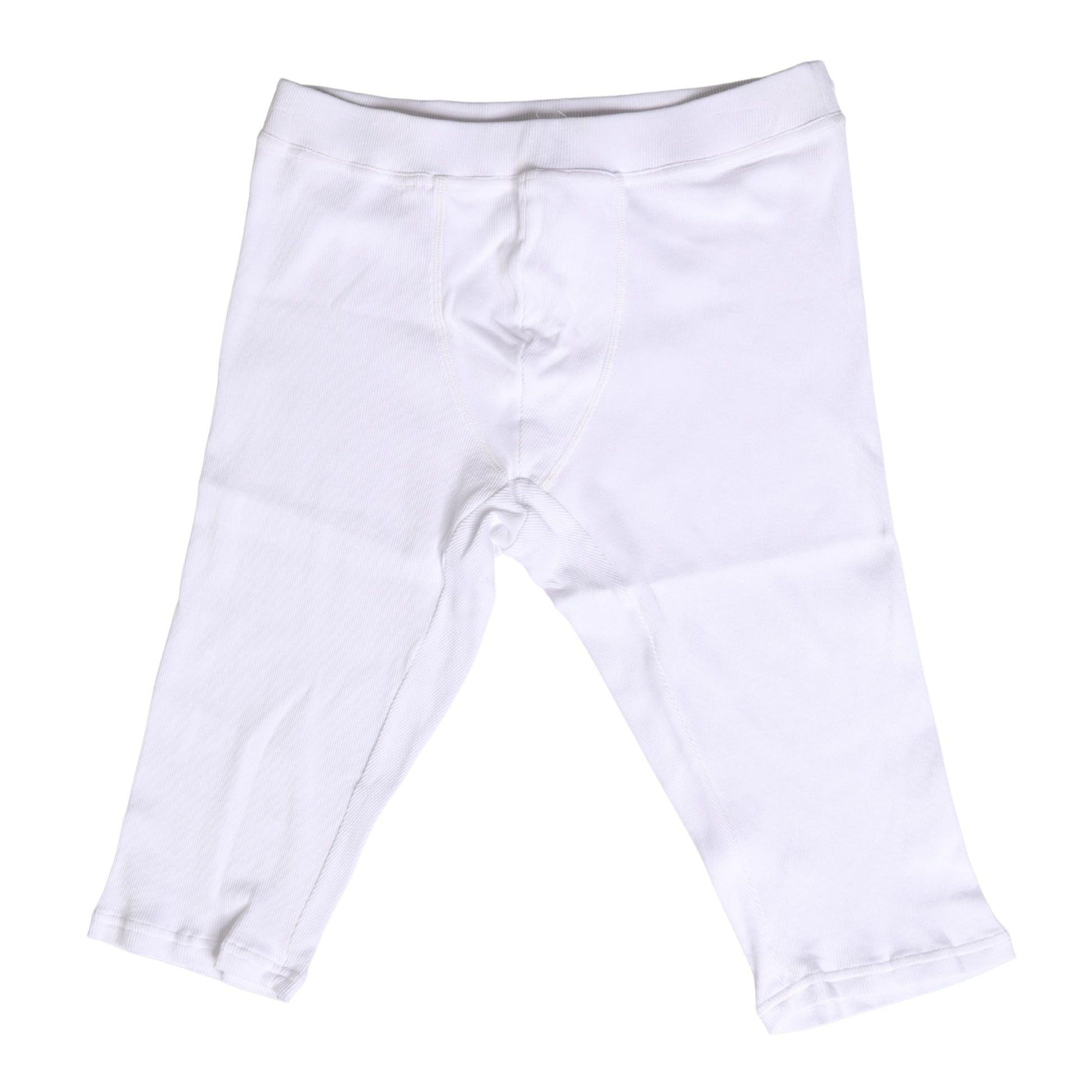 Dolce & Gabbana White Cotton Short Johns Men Pants Underwear
