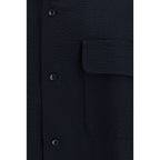 Giorgio Armani Blue Cotton Shirt