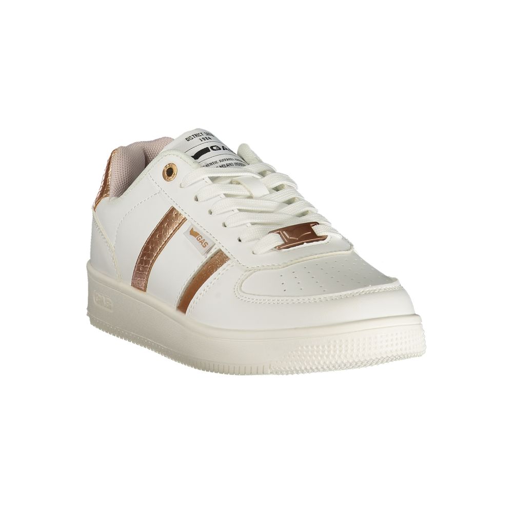 Gas Bianco Polyurethane Women Sneaker Gas