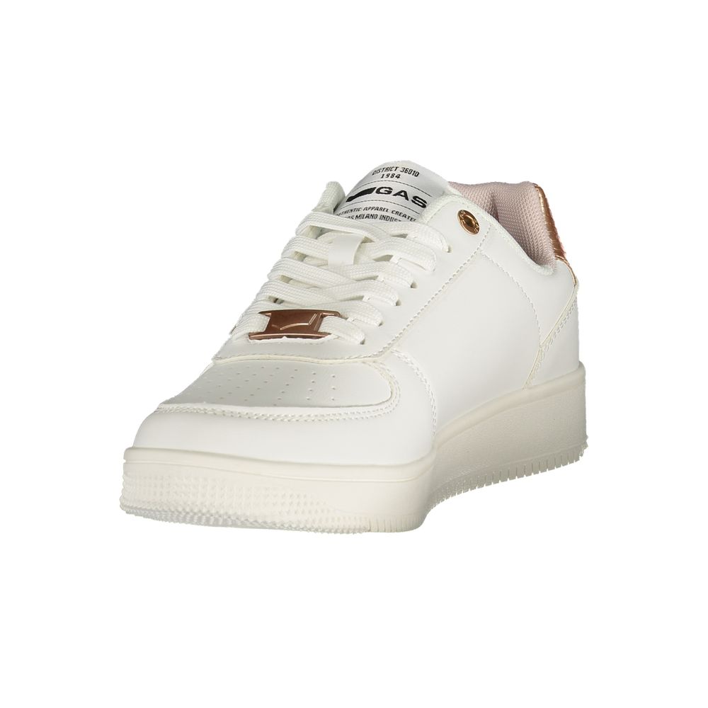 Gas Bianco Polyurethane Women Sneaker Gas