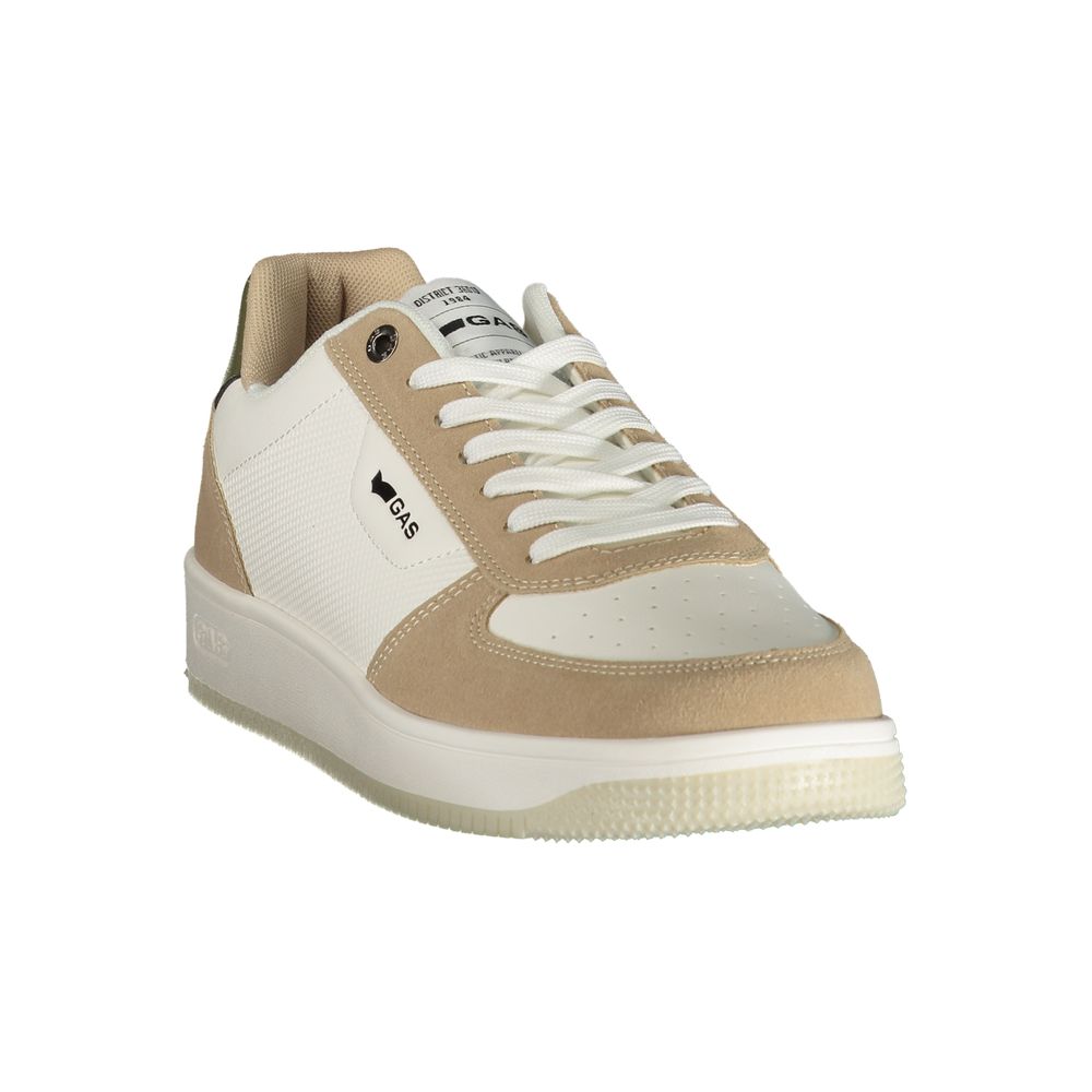 Gas Bianco Polyurethane Men Sneaker Gas