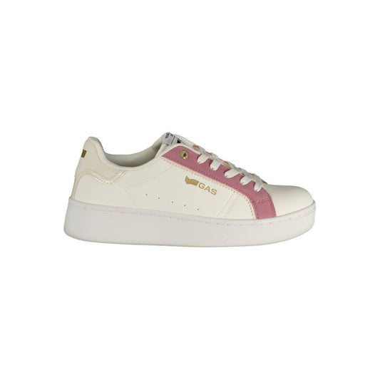 Gas White Polyurethane Women's Sneaker Gas