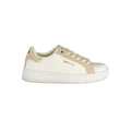 Gas Bianco polyurethane women’s sneakers with white design and comfortable lace-up style.