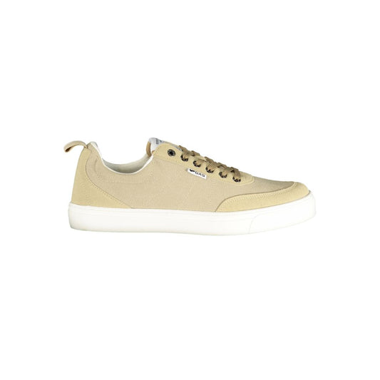 Gas Beige Polyurethane Men Sneaker Gas